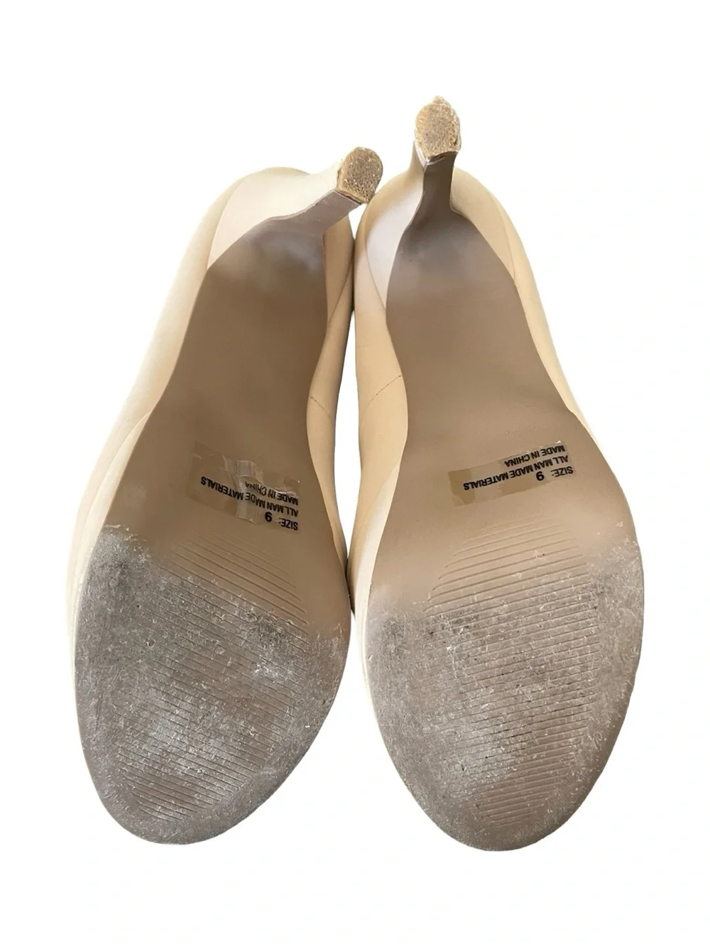 Charlotte Russe Cream Platform Pumps Size 9